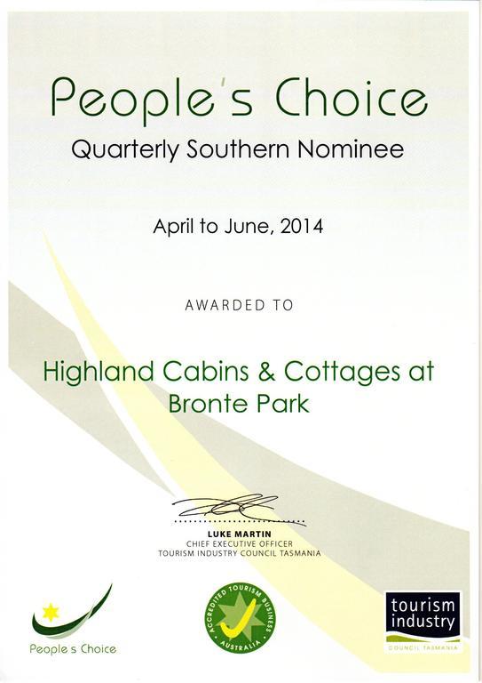 Highland Cabins And Cottages At Bronte Park Esterno foto